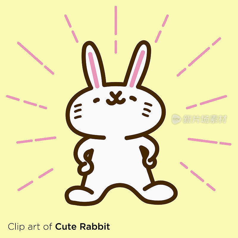 兔子人物插画系列“Shine Rabbit”